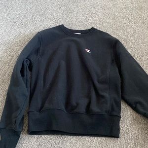 Black champion crewneck